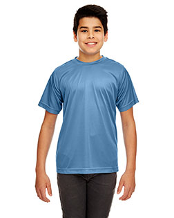 Ultraclub 8420Y Boys Cool & Dry Sport Performance Interlock Tee at GotApparel