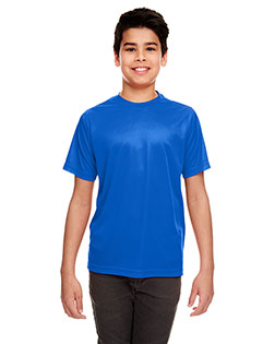 Ultraclub 8420Y Boys Cool & Dry Sport Performance Interlock Tee at GotApparel