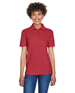 Ultraclub 8541 Women Whisper Pique Polo at GotApparel