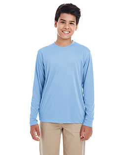 Ultraclub 8622Y Boys Youth Cool & Dry Performance Long-Sleeve Top at GotApparel