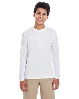 Ultraclub 8622Y Boys Youth Cool & Dry Performance Long-Sleeve Top at GotApparel
