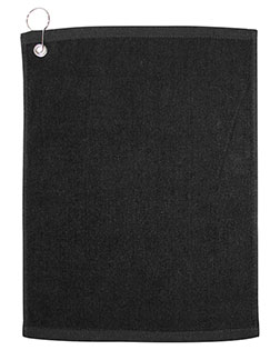 UltraClub C1518GH Men Large Velour Golf Towel with Grommet at GotApparel