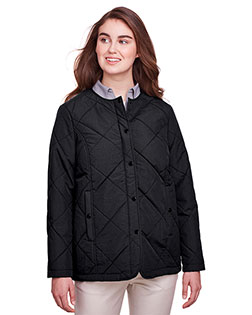 Ultraclub UC708W Women Ladies' Dawson Quilted Hacking Jacket at GotApparel