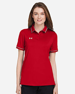 Under Armour 1376905 Ladies' Tipped Teams Performance Polo at GotApparel