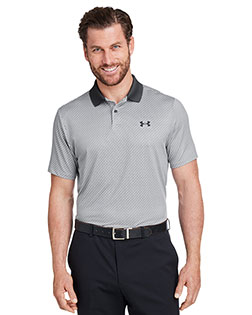 Under Armour 1377377 Men's 3.0 Printed Performance Polo at GotApparel