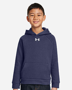 Under Armour 1379792 Youth Rival Fleece Hooded Sweatshirt at GotApparel