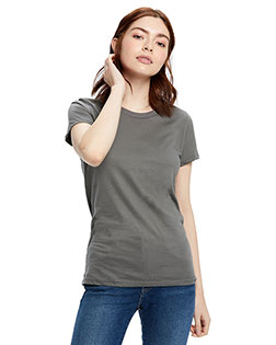 US Blanks US100 Ladies 4.3 oz Made in USA Short Sleeve Crew T-Shirt at GotApparel