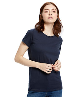 US Blanks US100 Ladies 4.3 oz Made in USA Short Sleeve Crew T-Shirt at GotApparel