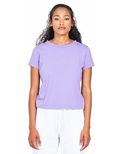 US Blanks US521 Women Short Sleeve Crop T-Shirt at GotApparel