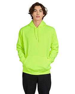 US Blanks US5412  Unisex Made in USA Neon Pullover Hooded Sweatshirt at GotApparel