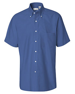 Van Heusen 13V0042 Men Short Sleeve Oxford Shirt at GotApparel