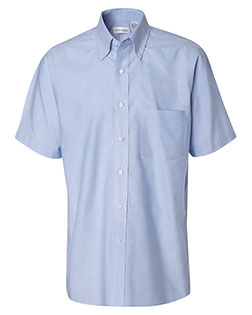 Van Heusen 13V0042 Men Short Sleeve Oxford Shirt at GotApparel