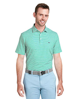 vineyard vines G011145 Men's Heathered Winstead Sankaty Polo at GotApparel