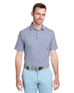 Vineyard Vines G011145 Men's Heathered Winstead Sankaty Polo at GotApparel