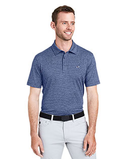 Vineyard Vines G011146 Men's Destin Stripe Sankaty Polo at GotApparel