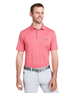 vineyard vines G011146 Men's Destin Stripe Sankaty Polo at GotApparel