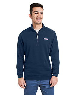 Vineyard Vines K002712 Men's Collegiate Shep Quarter-Zip Sweatshirt at GotApparel