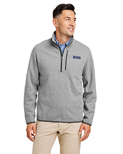 Vineyard Vines K004694 Men's Mountain Sweaterfleece Quarter-Zip Pullover at GotApparel