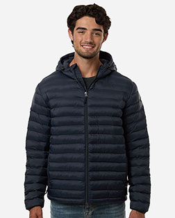Weatherproof 26715 Men's Lightweight Poly-filled Hooded Puffer Jacket at GotApparel
