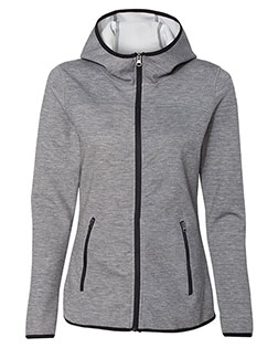 Weatherproof W18700 Women 's HeatLast™ Fleece Tech Full-Zip Hooded Sweatshirt at GotApparel