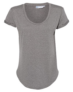 Weatherproof W20429 Women ’s CoolLast™ Heathered Lux Dolman Sleeve T-Shirt at GotApparel