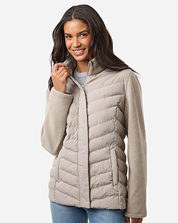 Weatherproof W26719 Women's Mixed Media Chevron Jacket at GotApparel