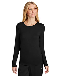 Custom Embroidered Wonderwink<sup>®</Sup> Women's Long Sleeve Layer Tee WW4029 at GotApparel