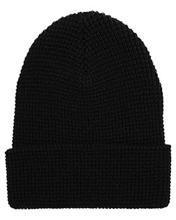YP Classics 2501KC Waffle Cuffed Beanie at GotApparel