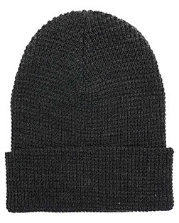 YP Classics 2501KC Waffle Cuffed Beanie at GotApparel