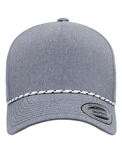 YP Classics 5389BD Five-Panel Perforated Rope Cap at GotApparel