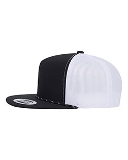 YP Classics 6006BD Classic Five-Panel Trucker Rope Cap at GotApparel