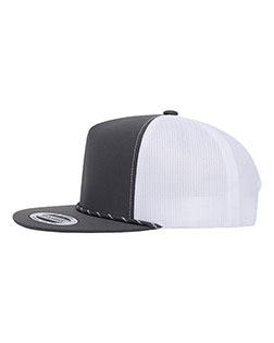 YP Classics 6006BD Classic Five-Panel Trucker Rope Cap at GotApparel