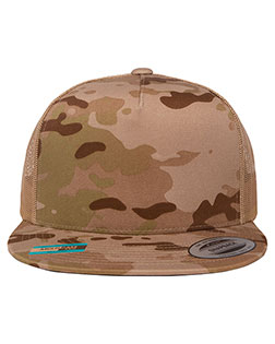 Yupoong 6006MC Classics Adult 5-Panel Multicam Trucker Cap at GotApparel