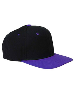 Yupoong 6089 Unisex 6-Panel Structured Flat Visor Classic Snapback at GotApparel