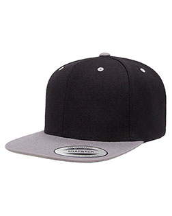 Yupoong 6089 Unisex 6-Panel Structured Flat Visor Classic Snapback at GotApparel
