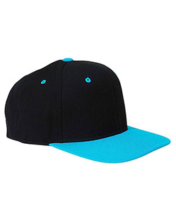 Yupoong 6089M Premium Flat Bill Snapback Cap at GotApparel